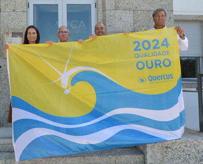 Praia fluvial dos Carvalhos com Bandeira Azul 